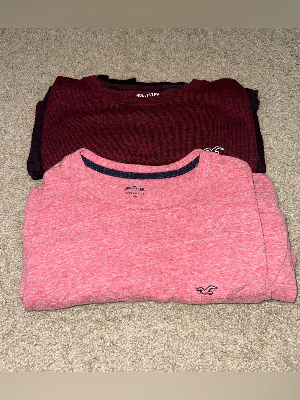 2 x Hollister Long Sleeve Shirts